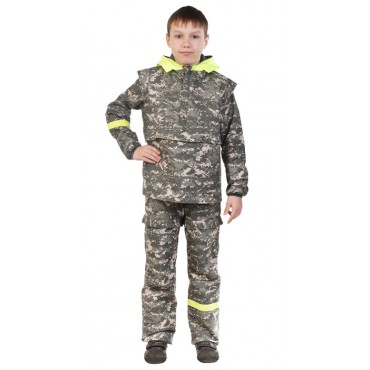 Детский противоэнцефалитный костюм Биостоп®  6-12 лет, зеленый камуфляж