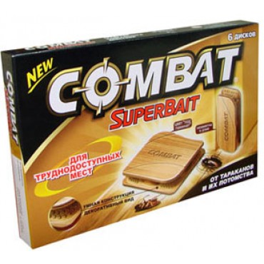 Средство от тараканов COMBAT Super Bait, 6 шт