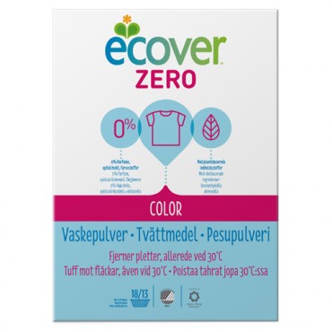 Экологический стиральный порошок-ультраконцентрат Ecover Эковер COLOR ZERO, 750 гр