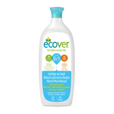 Экологическая жидкость для мытья посуды с ромашкой и календулой Ecover Эковер, 1 л