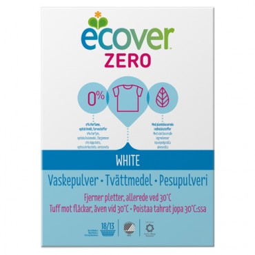 Экологический стиральный порошок-ультраконцентрат Ecover Эковер WHITE ZERO, 750 гр