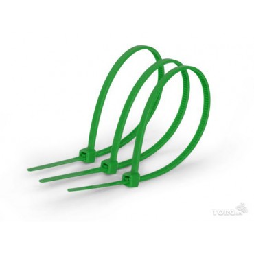 Хомут пластиковый Х 3-100 (зеленый)